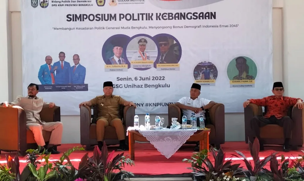 Simposium Politik Kebangsaan DPD KNPI Provinsi Bengkulu Diisi Narsum Berkualitas, Banjir Apresiasi