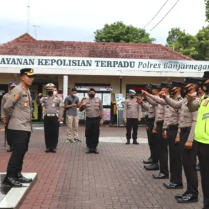 Siswa Diktukba Polri SPN Polda Jateng Latihan Kerja di Polres Banjarnegara