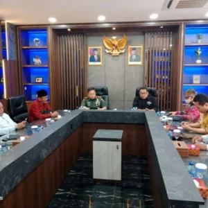 SMSI Rapat Persiapan Bersama Pimpinan Pusat Sandi dan Siber TNI AD
