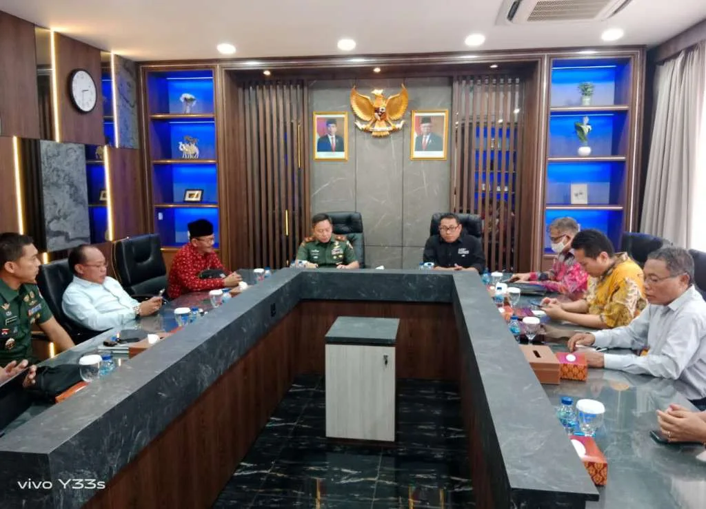 SMSI Rapat Persiapan Bersama Pimpinan Pusat Sandi dan Siber TNI AD