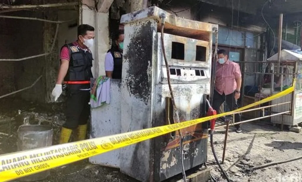 SPBU Mini Meledak, Ibu dan Anak Tewas Terbakar