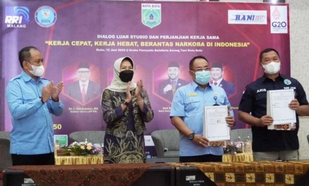 Tekan Peredaran Narkoba, BNN dan RRI Teken Perjanjian Kerjasama
