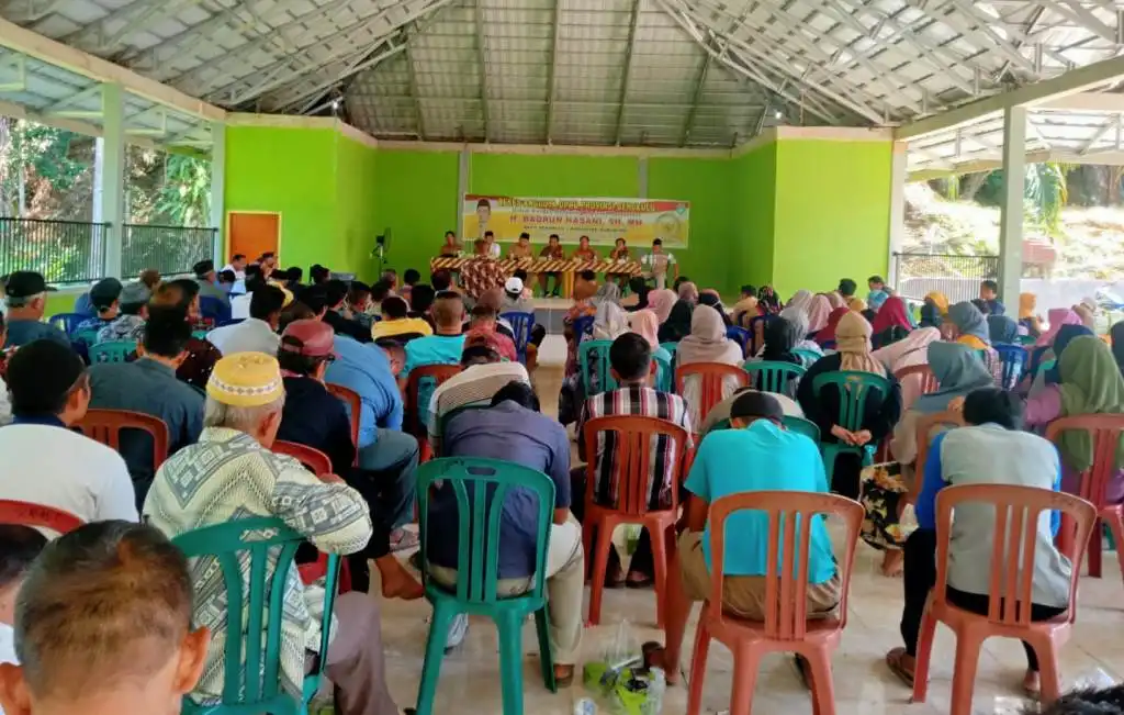 H Badrun Hasani Gelar Reses di Selagan Raya Mukomuko