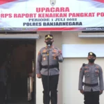 Kapolres Banjarnegara Pimpin Corps Raport Kenaikan Pangkat Polri di Hari Bhayangkara Ke-76