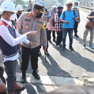 Kapolres Demak Survei Kondisi Jembatan Wonokerto