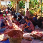Masjid Raya Candi Lama Hari ini Sembelih 5 Ekor Sapi dan 9 Kambing