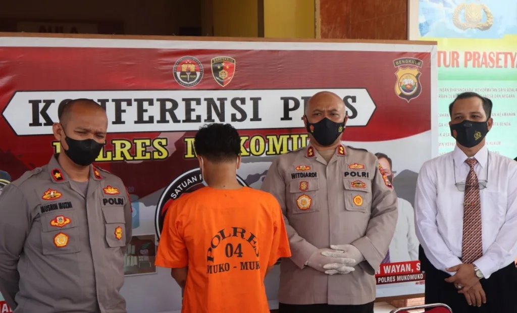 Polres Mukomuko Kembali Berhasil Gagalkan Transaksi Narkoba  