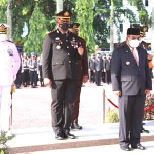 Puncak HUT Bhayangkara, Polres Karimun Ikut Upacara Virtual Live Dari Semarang Puncak HUT Bhayangkara, Polres Karimun Ikut Upacara Virtual Live Dari Semarang