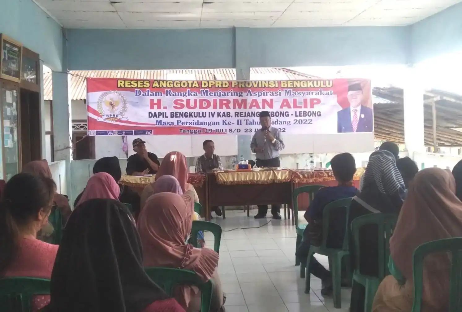Reses DPRD Provinsi Bengkulu, Sudirman : Saya Siap Dukung Program Pemkab Lebong