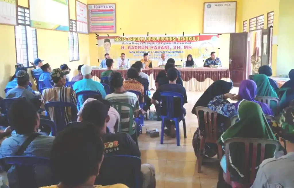 Reses Terakhir H Badrun Hasani Berlangsung di Desa Bukit Mulya