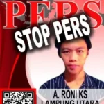 Roni STOP PERS Wartawan Satujuang Wilayah Kabupaten Lampung Utara