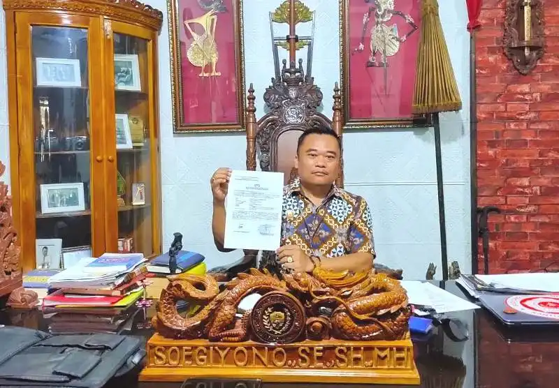 Sugiyono Laporkan Dugaan Pencabulan Anak Dibawah Umur ke Polda Jateng