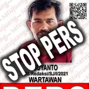 Suyanto STOP PERS Wartawan Satujuang Wilayah Kabupaten Kepahiang