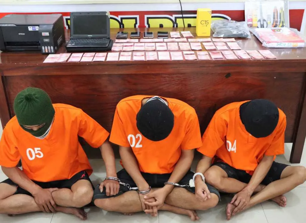Tiga Pria Asal Rejang Lebong Beserta Upal Sebanyak 36 Juta Berhasil Diamankan