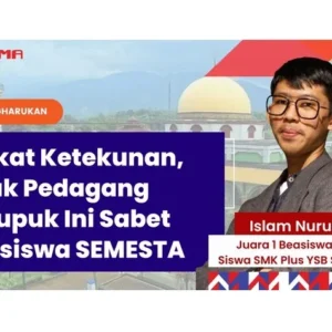 Anak Pedagang Kerupuk Sabet Beasiswa SEMESTA, Kuliah Gratis IT di Binus dan Digaji Anak Pedagang Kerupuk Sabet Beasiswa SEMESTA, Kuliah Gratis IT di Binus dan Digaji