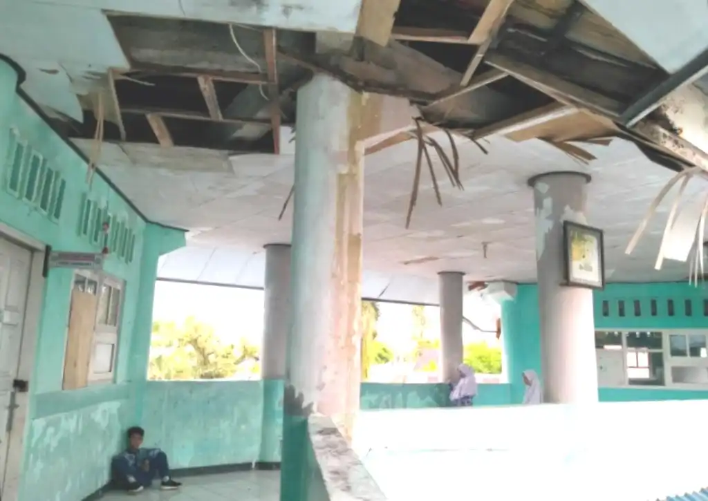 Bangunan SDN 11 Kota Bengkulu Rusak Parah, Dinas Pendidikan Angkat Tangan