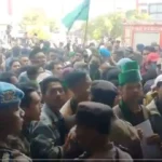Demo Tolak Kenaikan Harga BBM, HMI Bengkulu Bentrok Dengan Aparat