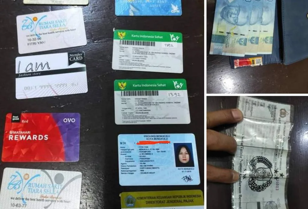 Info Kehilangan, Dompet Warga Kota Bengkulu Ditemukan Tergeletak di SPBU Lampung
