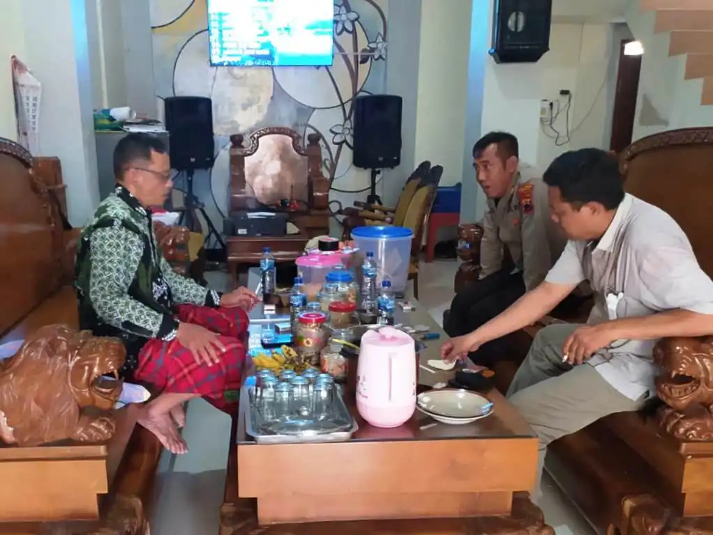 Jaga Kondusifitas Pilkades, Kapolsek Karangtengah Kunjungi Para Cakades
