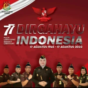 Kejari Kabupaten Karimun Mengucapkan Selamat HUT Kemerdekaan Republik Indonesia ke 77 Tahun