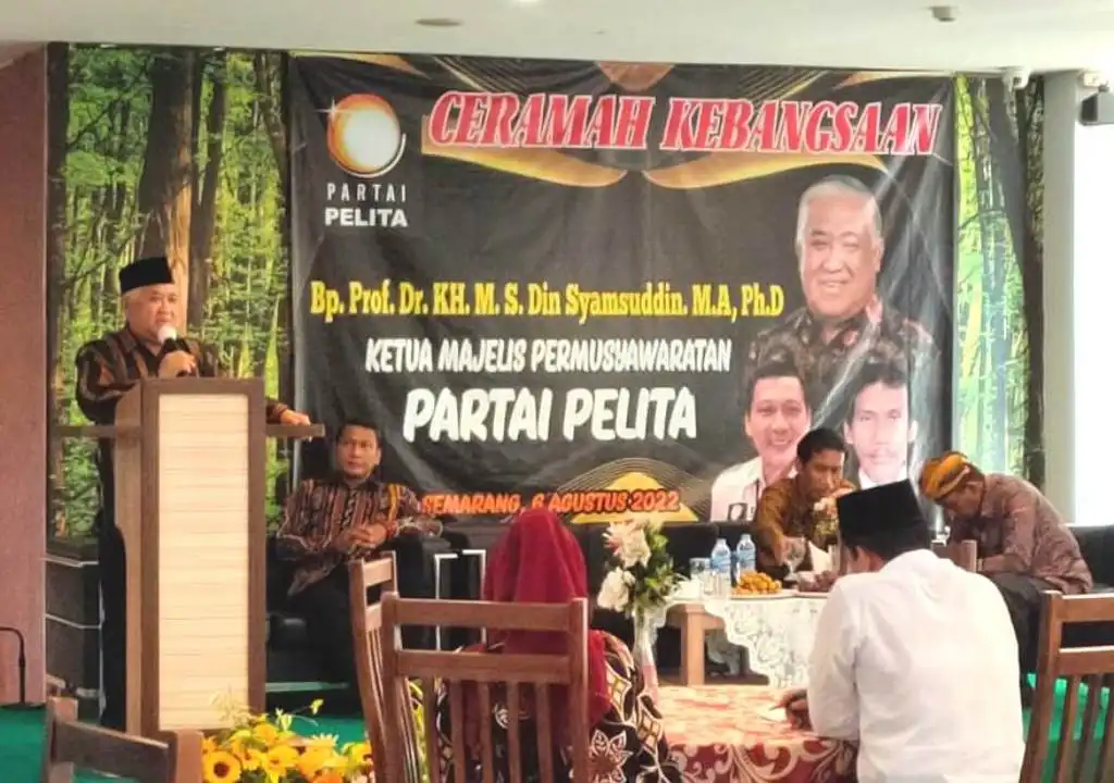 Partai Pelita Targetkan Lolos Verifikasi KPU, Din Syamsuddin : Ini Partai Anak Muda