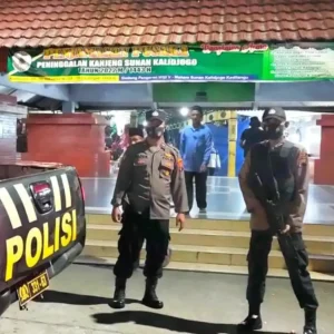 Patroli Polsek Demak Kota di Malam Hari, Antisipasi Tindak Kejahatan