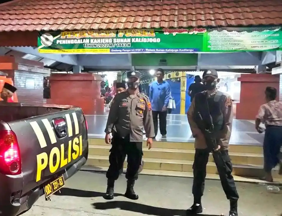 Patroli Polsek Demak Kota di Malam Hari, Antisipasi Tindak Kejahatan