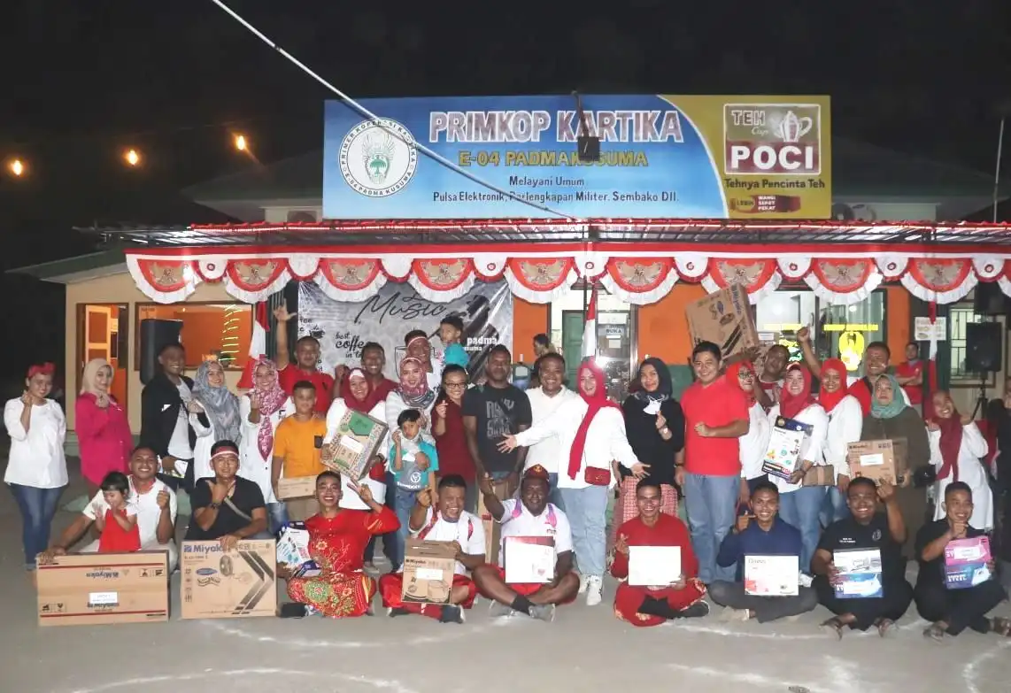 Peringati HUT ke-77 RI, Puncak Acara Yonif 407/PK Gelar Berbagai Lomba