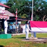 Peringati HUT RI ke-77, Kecamatan Bingin Kuning Gelar Upacara Bendera
