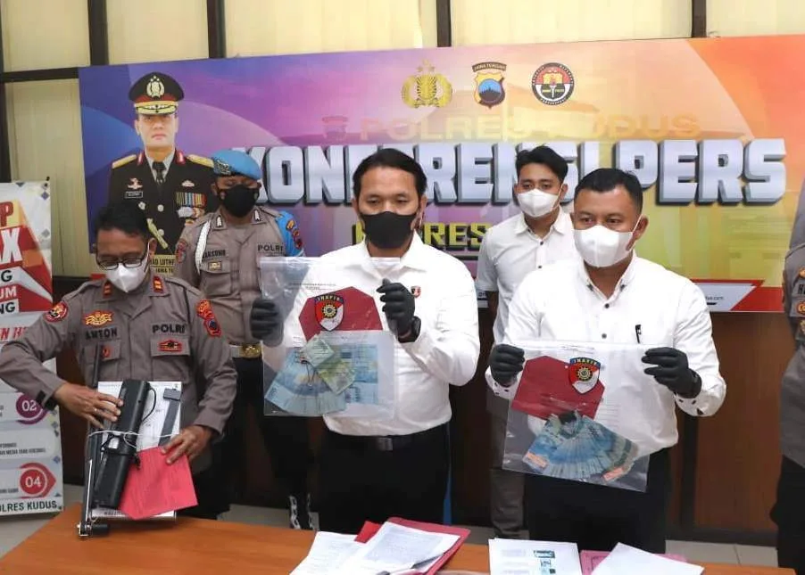 Satreskrim Polres Kudus Bekuk Pelaku Peredaran Uang Palsu