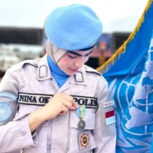 Terima Medali UN PBB, Briptu Nina : Ini untuk Polda Bengkulu Terima Medali UN PBB, Briptu Nina : Ini untuk Polda Bengkulu