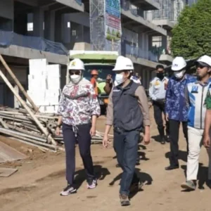 Wali Kota Dewanti Sidak Pembangunan Pasar Induk Kota Batu