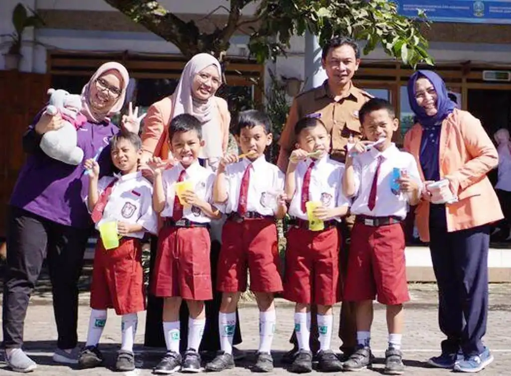269 Siswa SD Kota Batu ikuti Kegiatan Sikat Gigi Bersama
