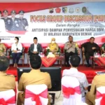 Antisipasi Gejolak Kenaikan BBM, Polres Demak Gelar FGD Bersama Forkopimda