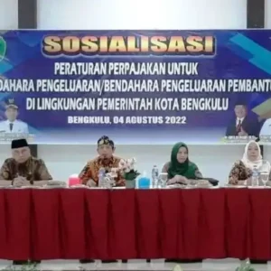 BPKAD Kota Bengkulu Sosialisasi Perpajakan ke Para Bendahara