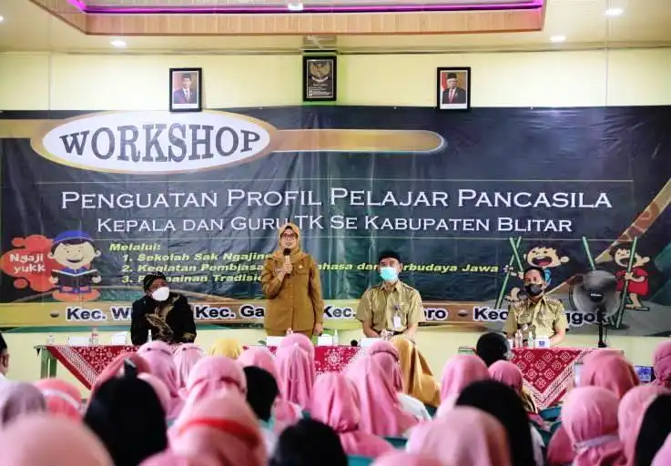 Bupati Blitar Buka Workshop Kelompok Kerja Kepala TK