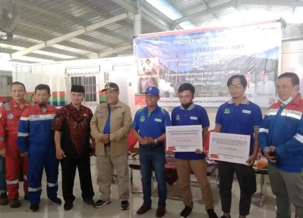 Bupati dan Wabup Lebong Hadiri Penyerahan CSR PT PGE