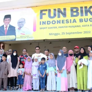 Fun Bike Haornas, SMSI Bengkulu Gandeng Baznas Kota Santuni 56 Anak Yatim