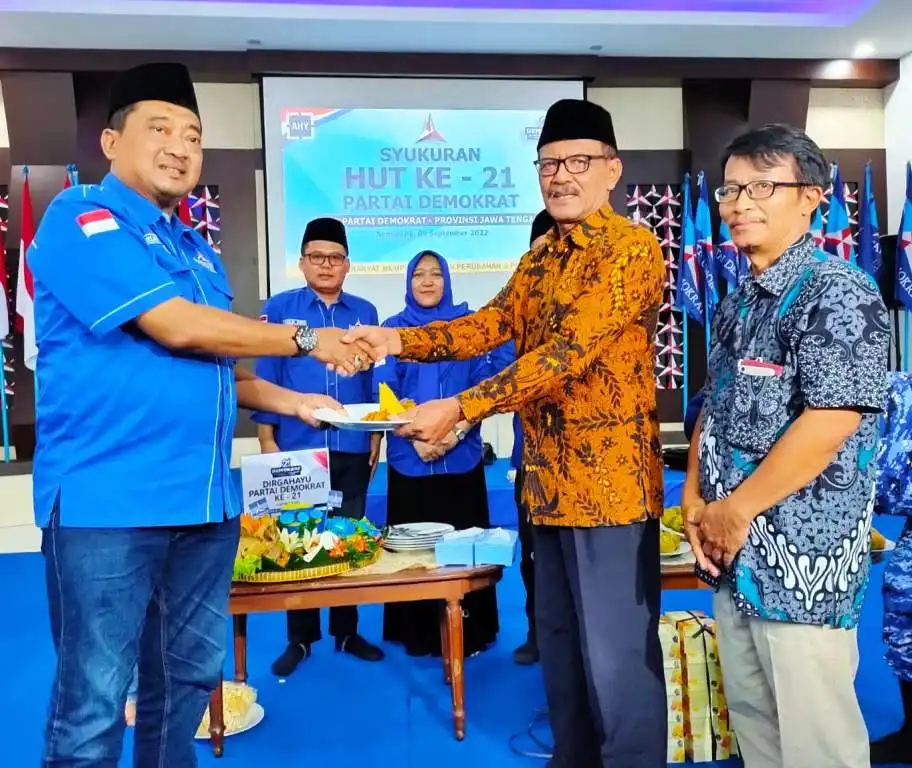 HUT Partai Demokrat, DPD Jateng Bertekad Kerja Keras, Berjuang Bersama Menuju Perubahan