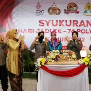 HUT Polwan Ke 74, Polres Demak Gelar Tasyakuran Sederhana