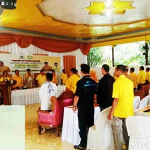 Jaga Suara, Golkar Mukomuko Gelar Pengukuhan dan Pembekalan Saksi