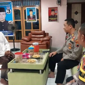 Jelang Pilkades Serentak 2022 Kapolsek Dempet Sampaikan Pesan Kamtibmas