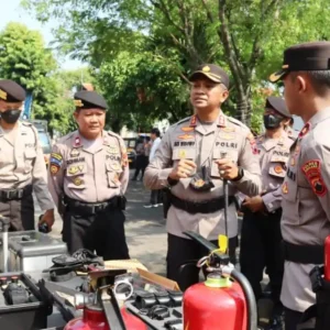 Jelang Pilkades Serentak, Kapolres Pemalang Cek Kesiapan Personil dan Alut/sus