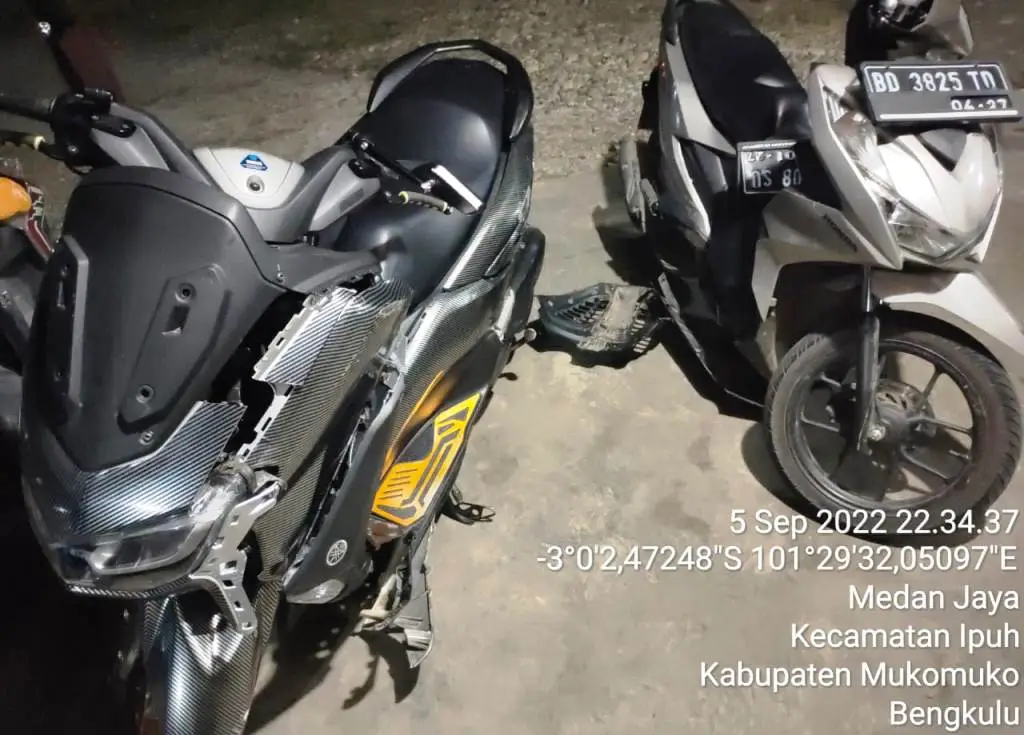 N Max Vs Beat, Dua Pelajar Dilarikan Ke Rumah Sakit