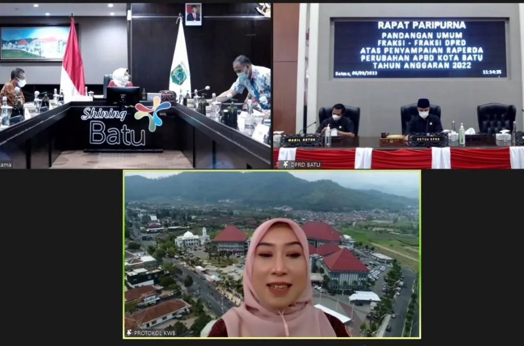 Pandangan Umum Fraksi-Fraksi atas Penyampaian Raperda Perubahan APBD 2022 Kota Batu