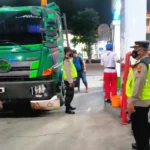 Pastikan Stok BBM Cukup, Polsek Wonosalam Pantau Extra SPBU