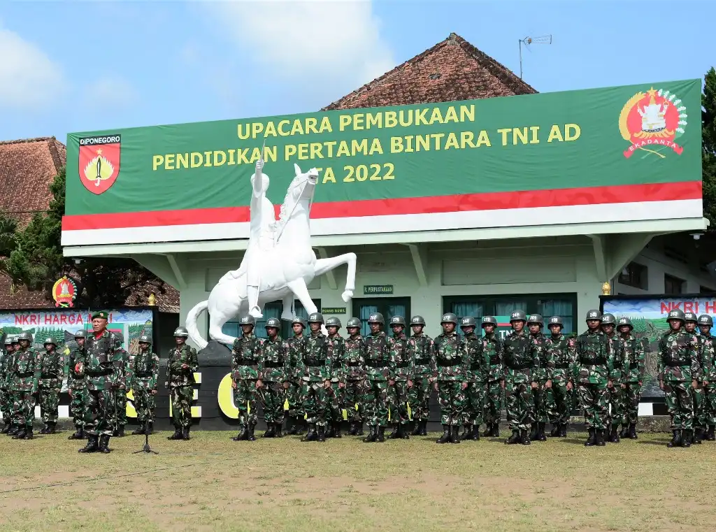Pendidikan Bintara TNI AD TA 2022 Kodam IV/Diponegoro Resmi Dibuka