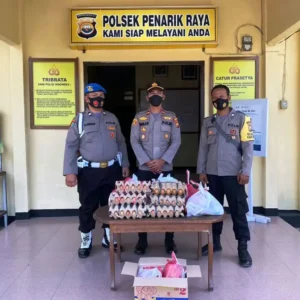 Polsek Penarik Raya Lakukan Patroli Bansos