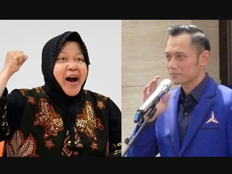 Soal BLT-BBM, Mensos Risma dan AHY Saling Serang