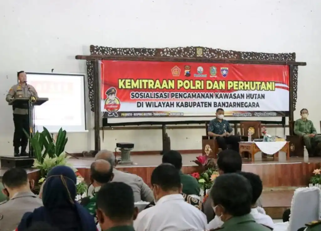Sosialisasi Pengamanan Kawasan Hutan, Kapolres Banjarnegara : Hutan Wajib Dirawat